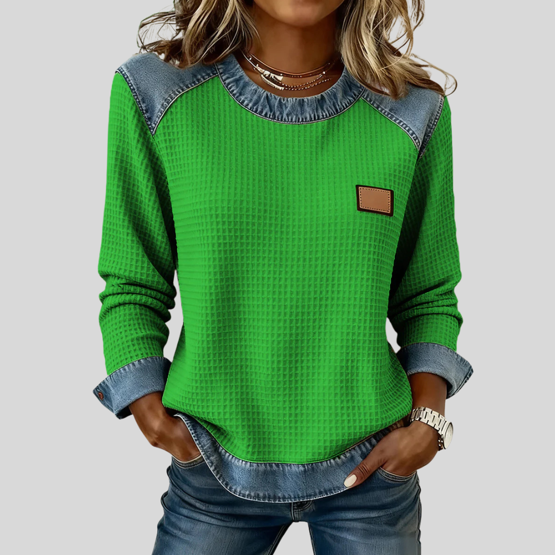 The Grace Waffle Sweatshirt