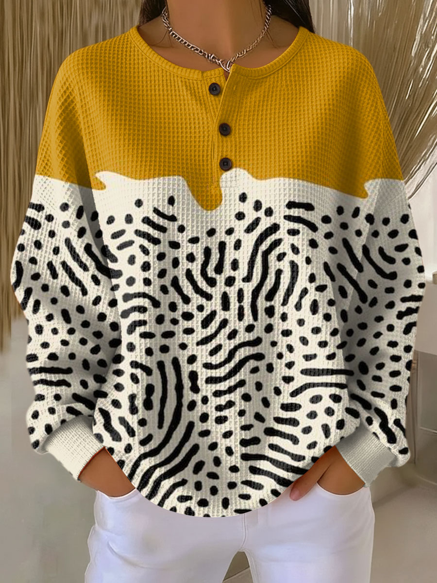 The Grethe Print Henley