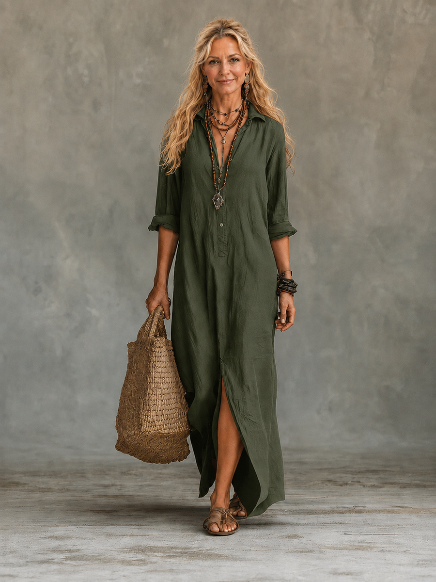 The Idony Shirt Maxi Dress