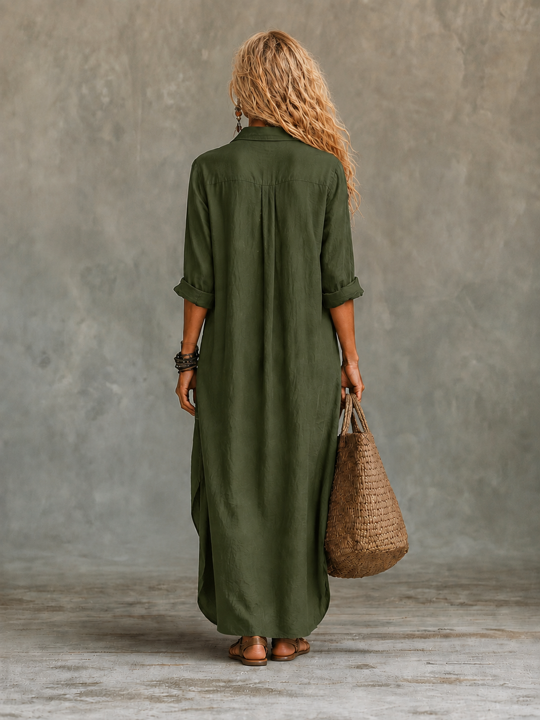 The Idony Shirt Maxi Dress