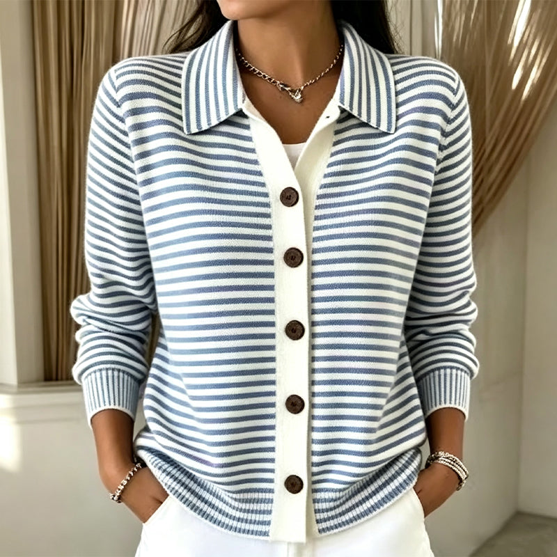 The Kirsten Striped Cardigan