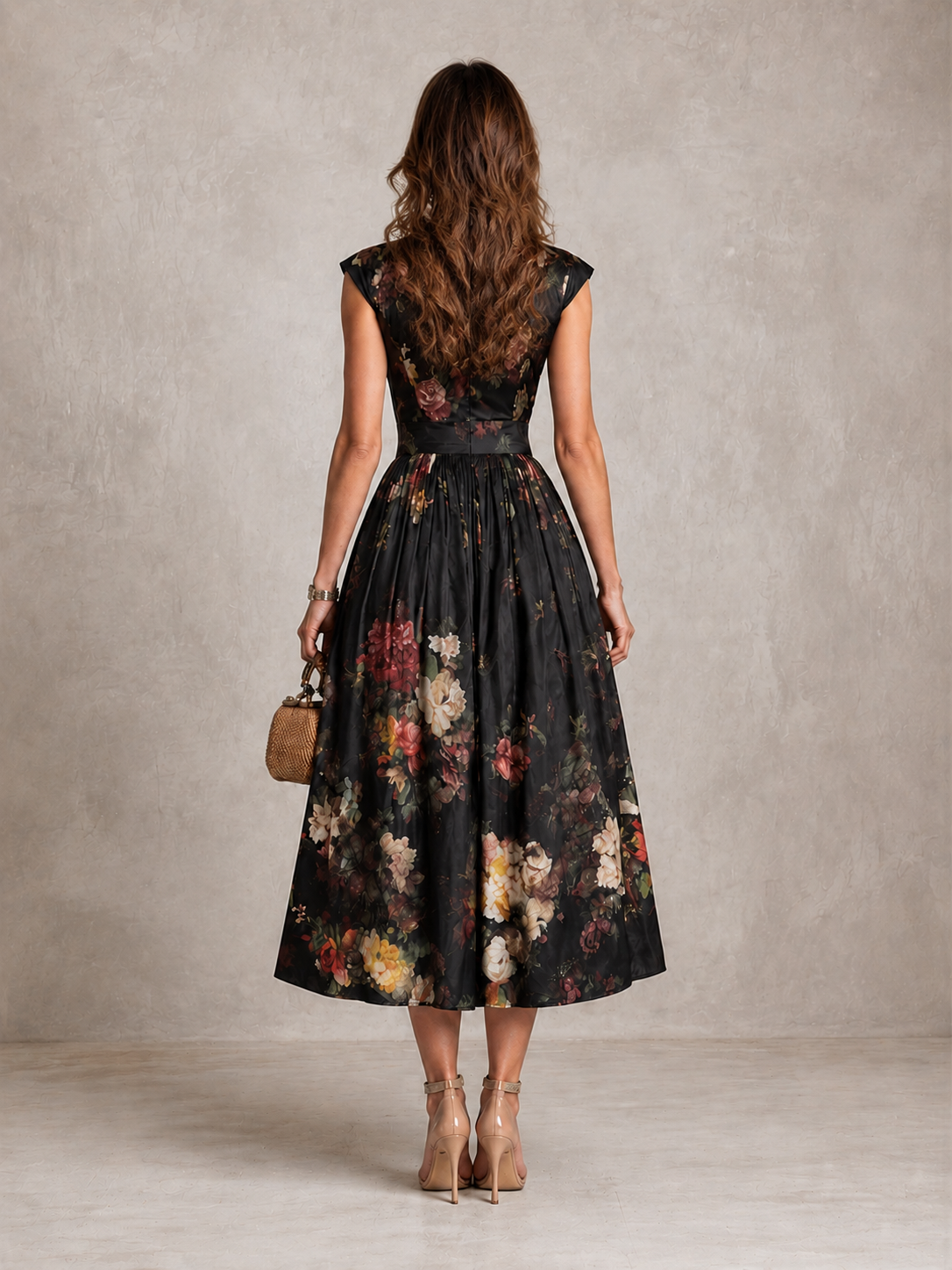 The Leticia Floral Midi Dress