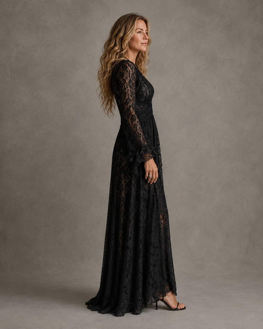 The Lettice Lace Maxi Dress