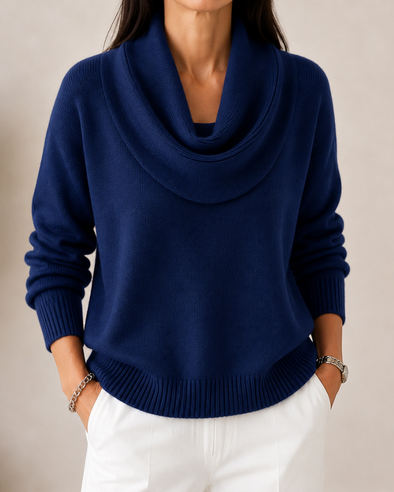 The Lisandre Cowl Neck Sweater