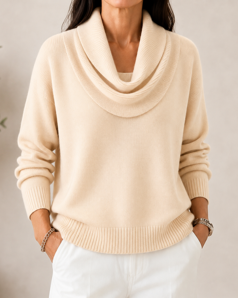 The Lisandre Cowl Neck Sweater