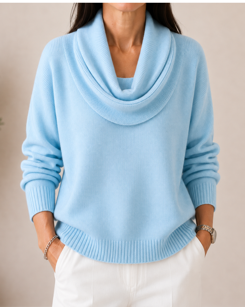 The Lisandre Cowl Neck Sweater