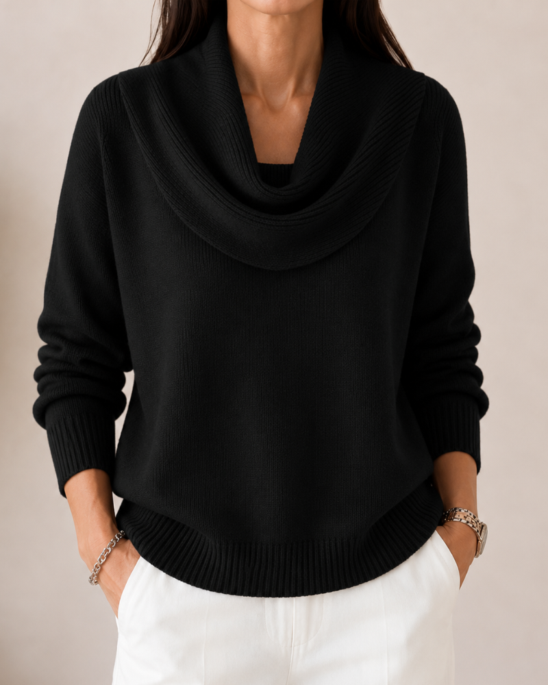 The Lisandre Cowl Neck Sweater