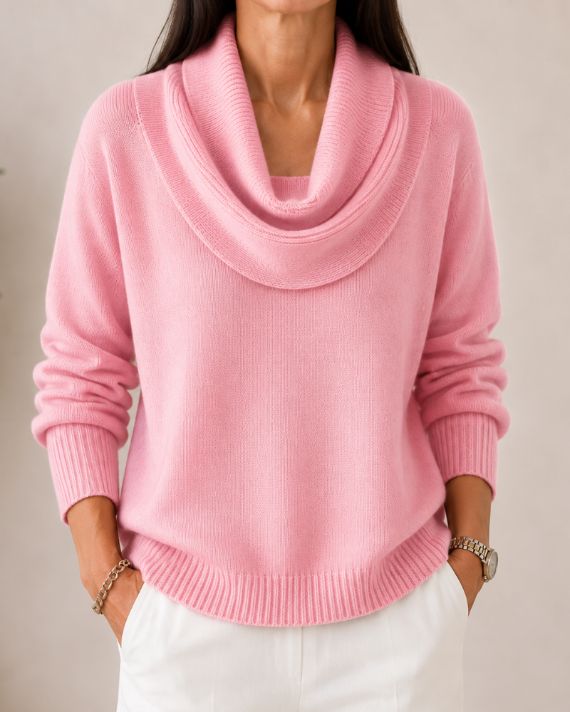 The Lisandre Cowl Neck Sweater