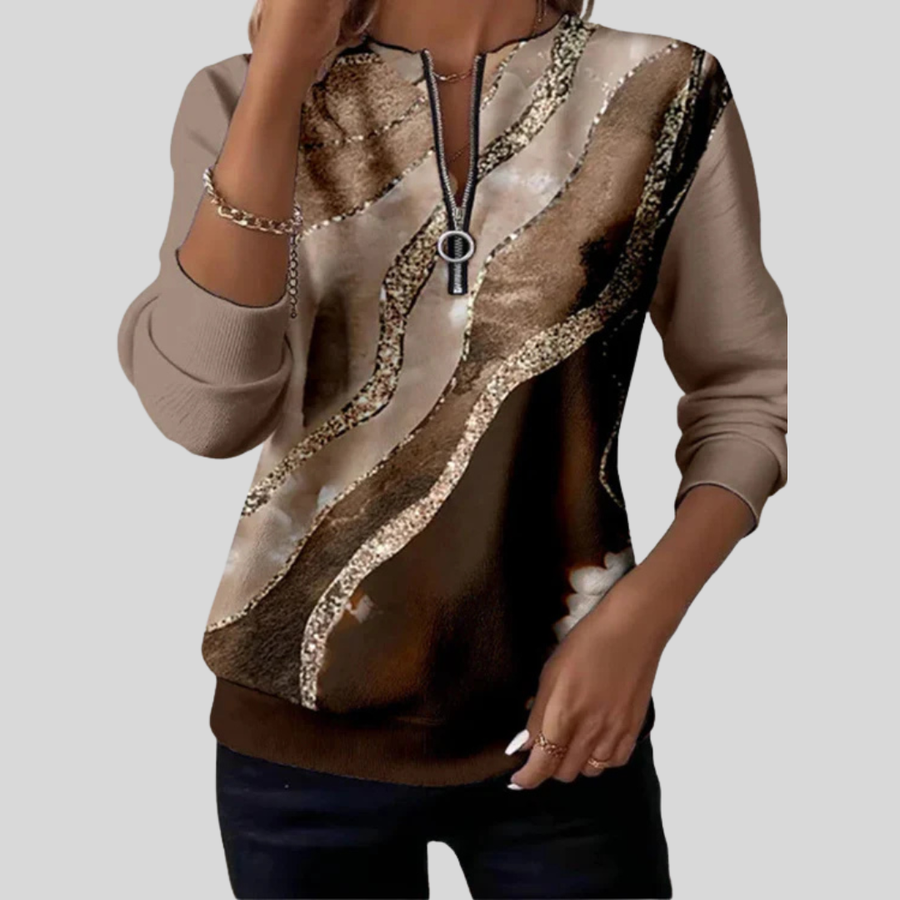 The Maisie Half Zip Sweatshirt