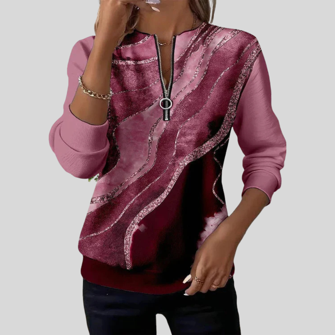 The Maisie Half Zip Sweatshirt