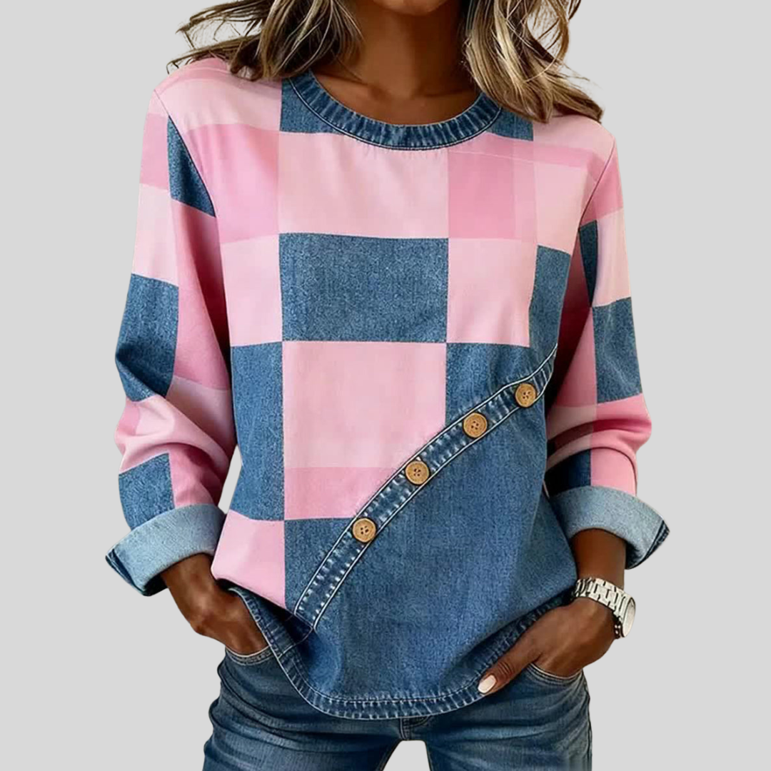 The Molly Checked Sweatshirt