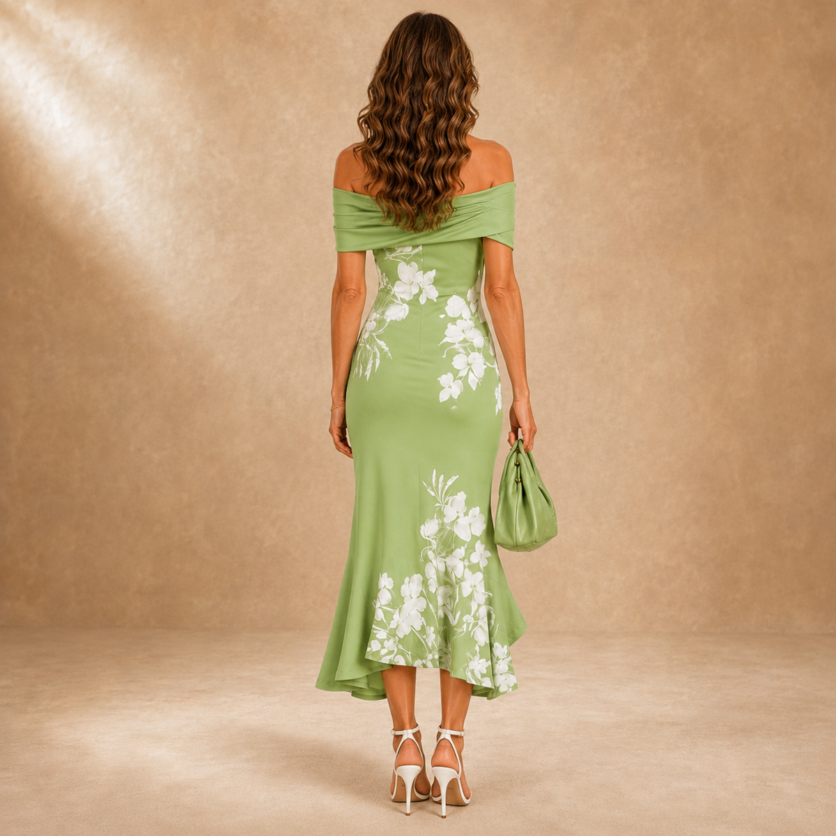 The Nanette Floral Midi Dress