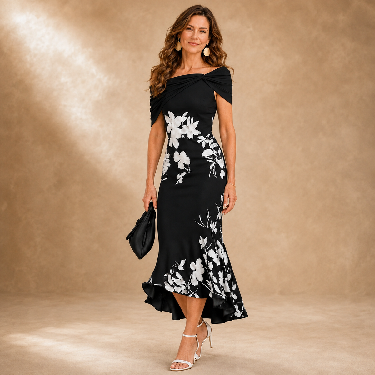 The Nanette Floral Midi Dress