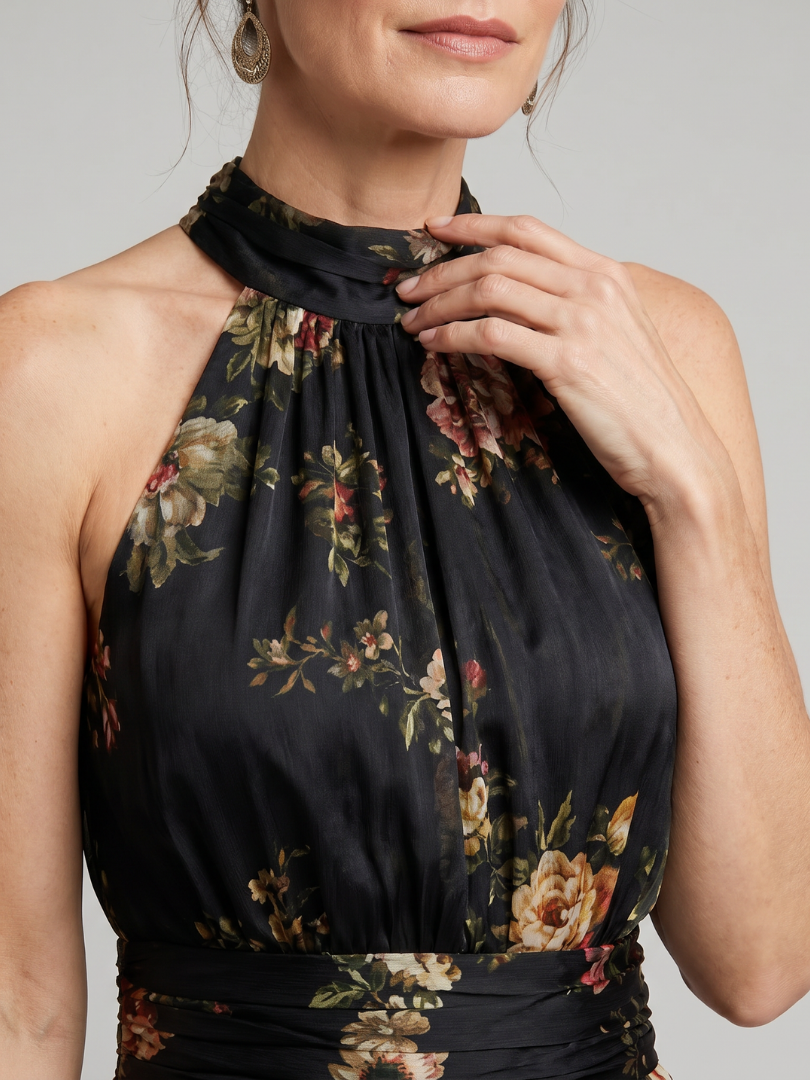 The Susannah Halter Maxi Dress