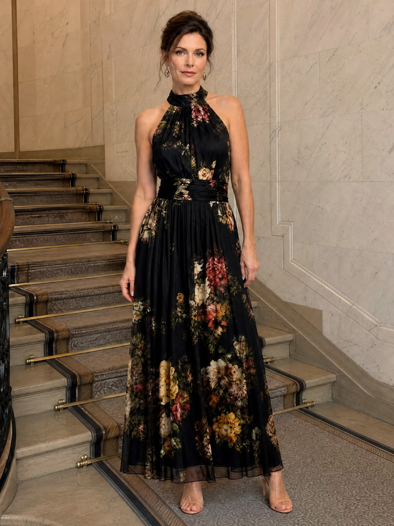 The Susannah Halter Maxi Dress