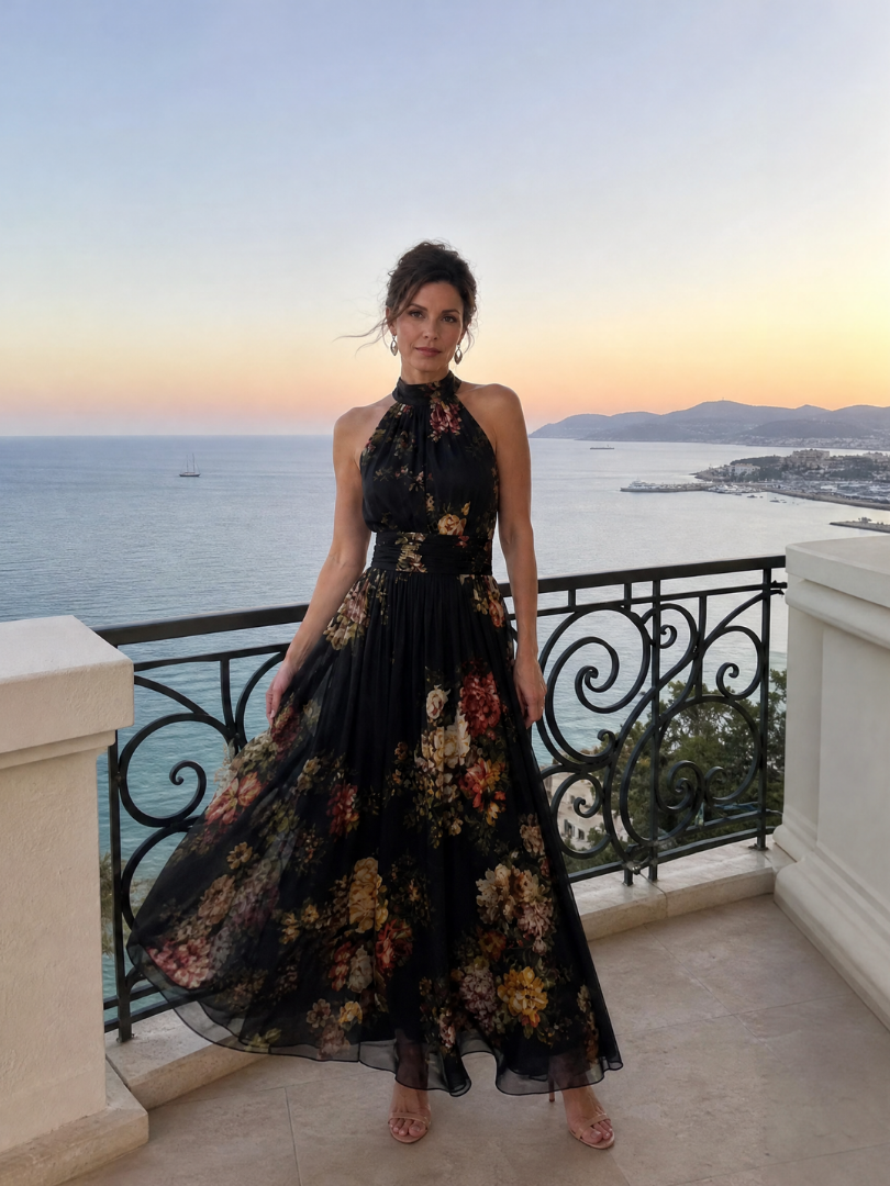 The Susannah Halter Maxi Dress