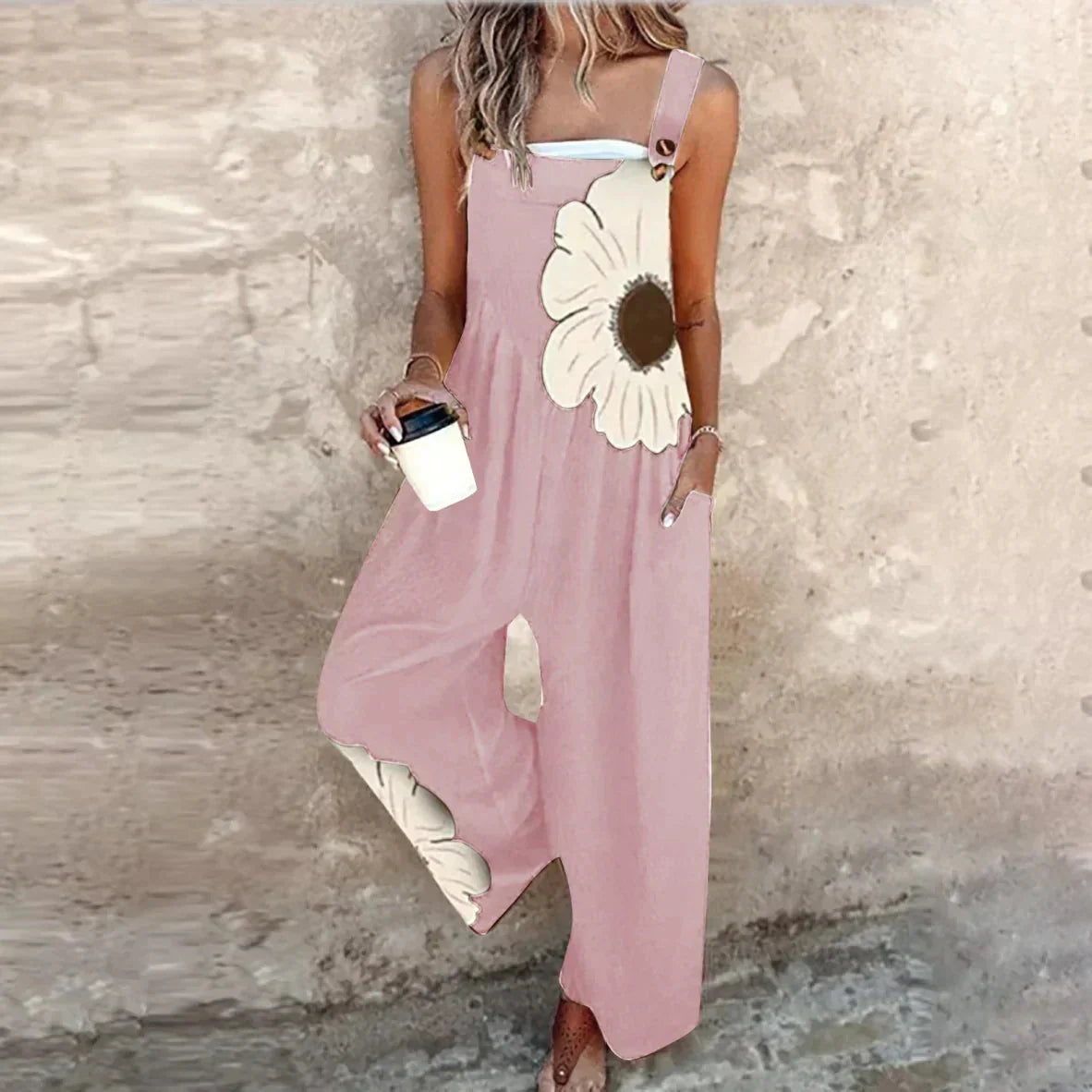The Sylvie Printed Overalls