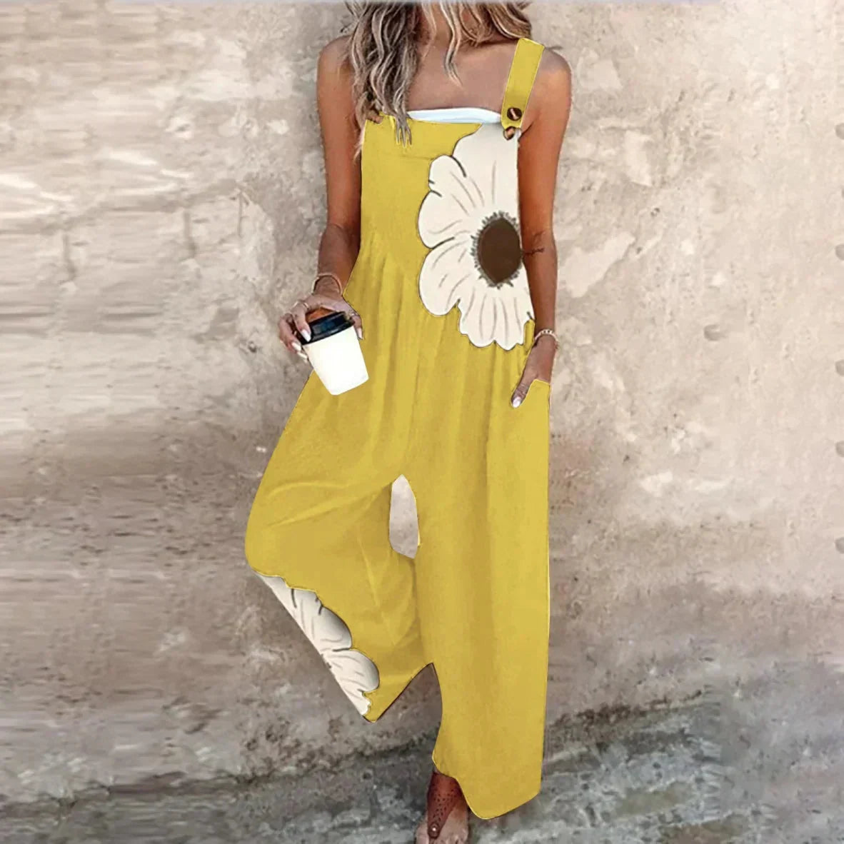 The Sylvie Printed Overalls