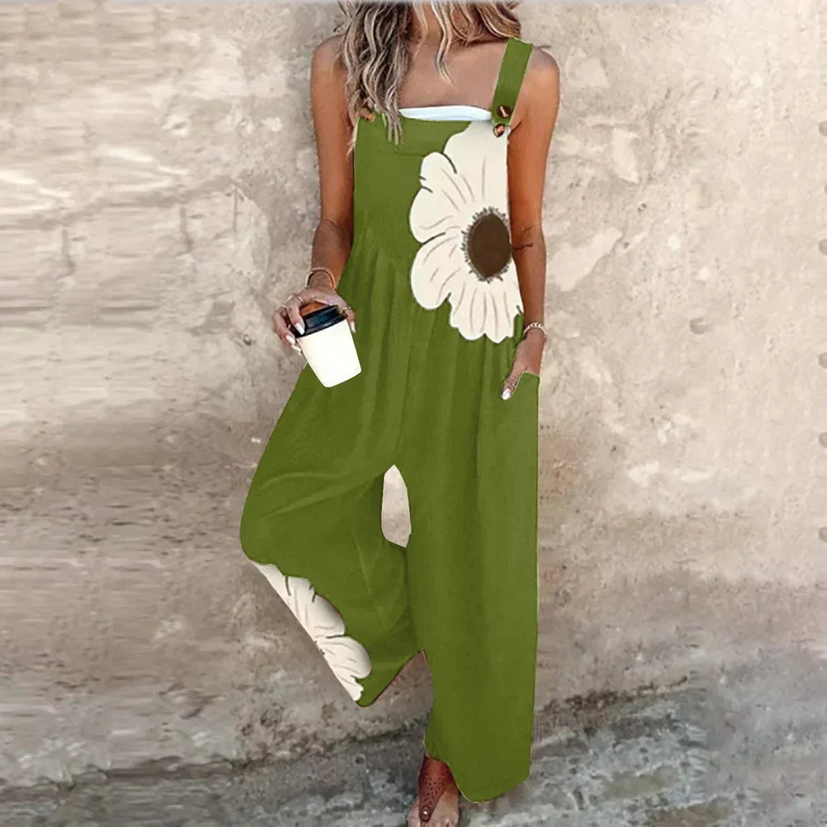The Sylvie Printed Overalls