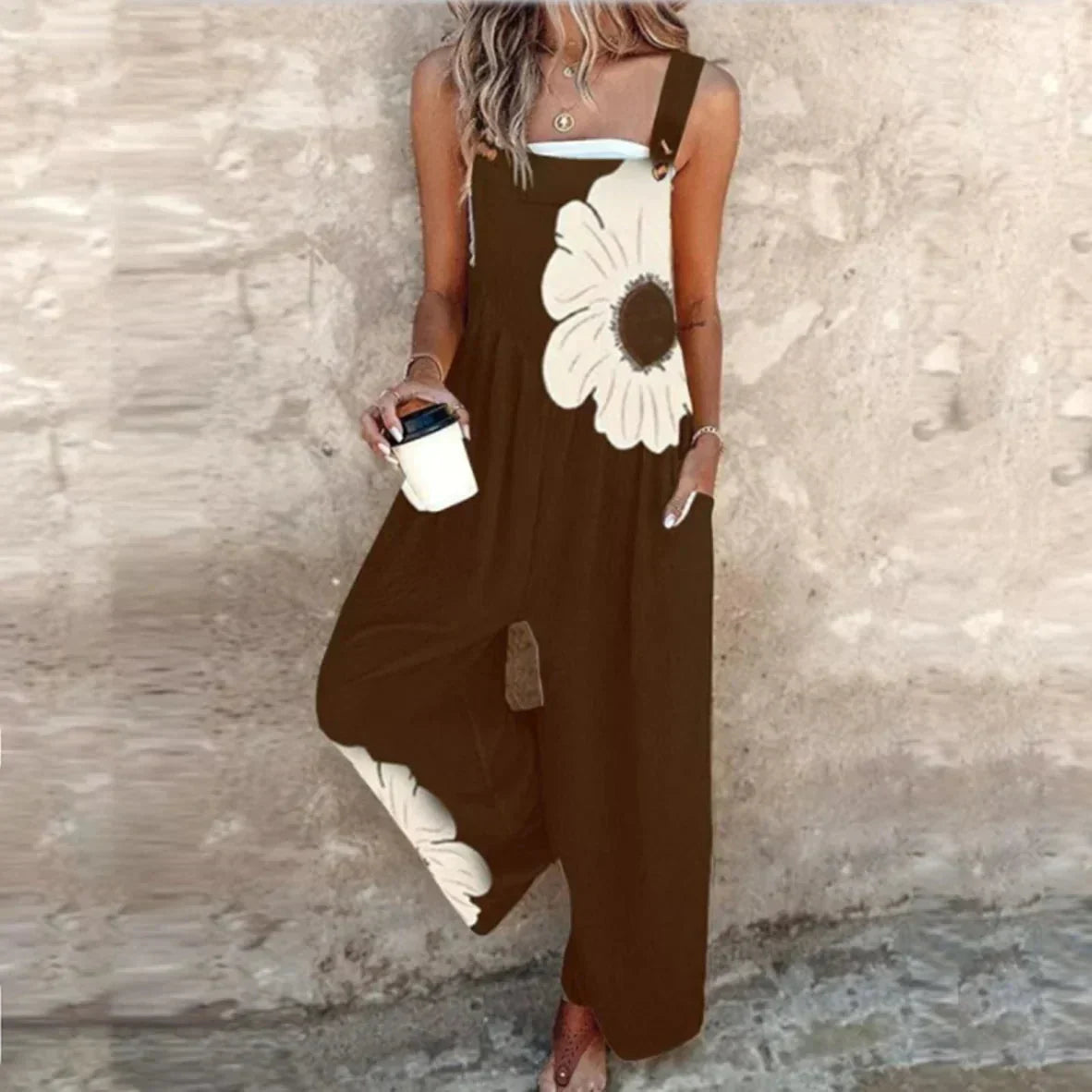 The Sylvie Printed Overalls