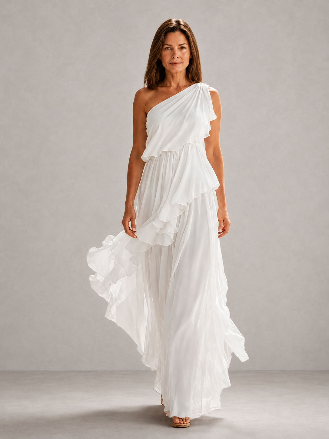 The Temperance One-Shoulder Maxi