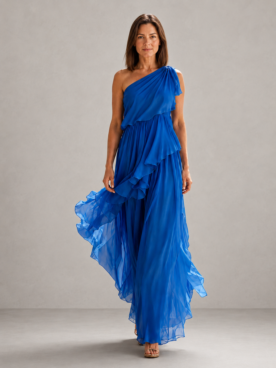 The Temperance One-Shoulder Maxi