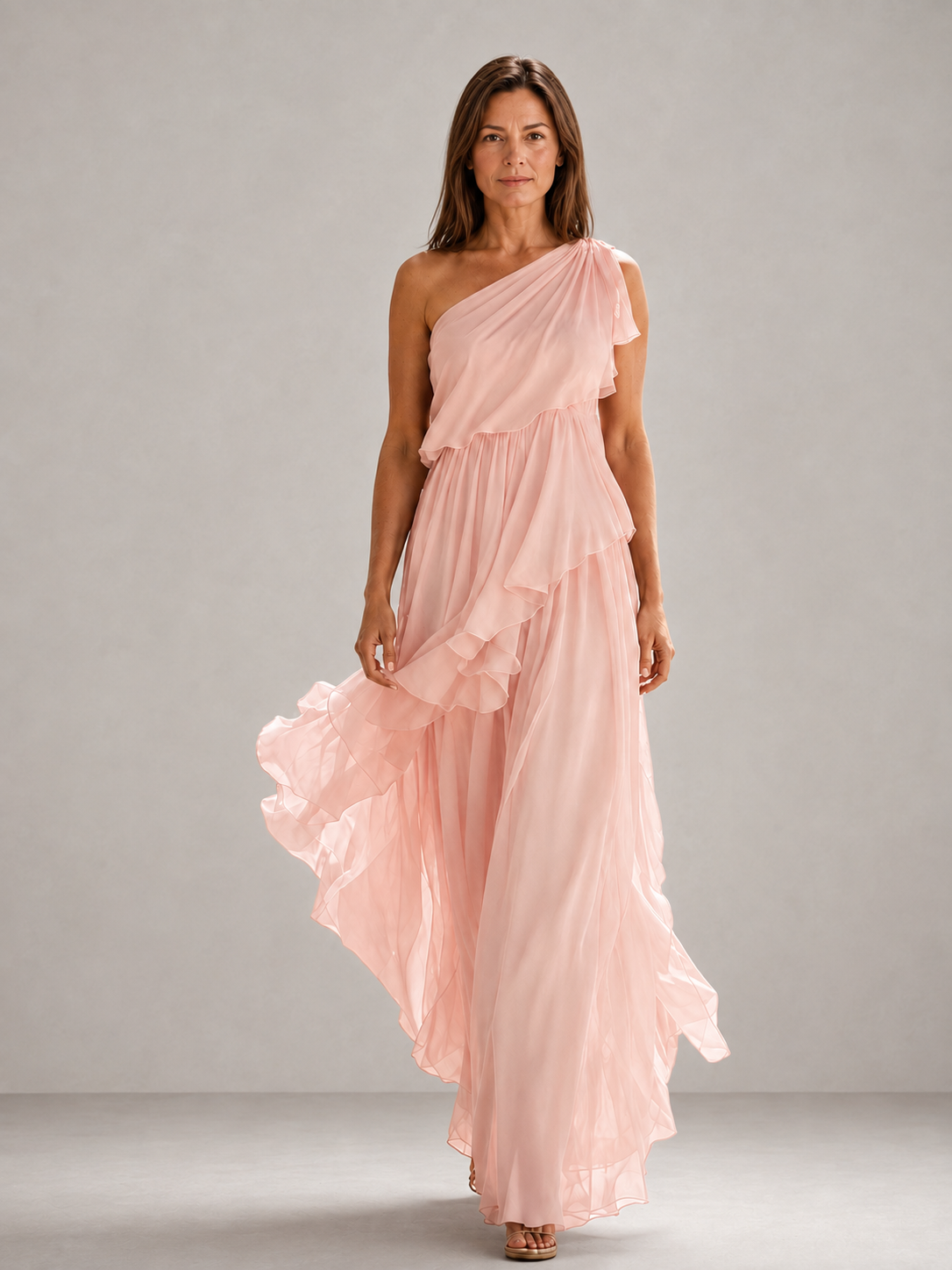 The Temperance One-Shoulder Maxi