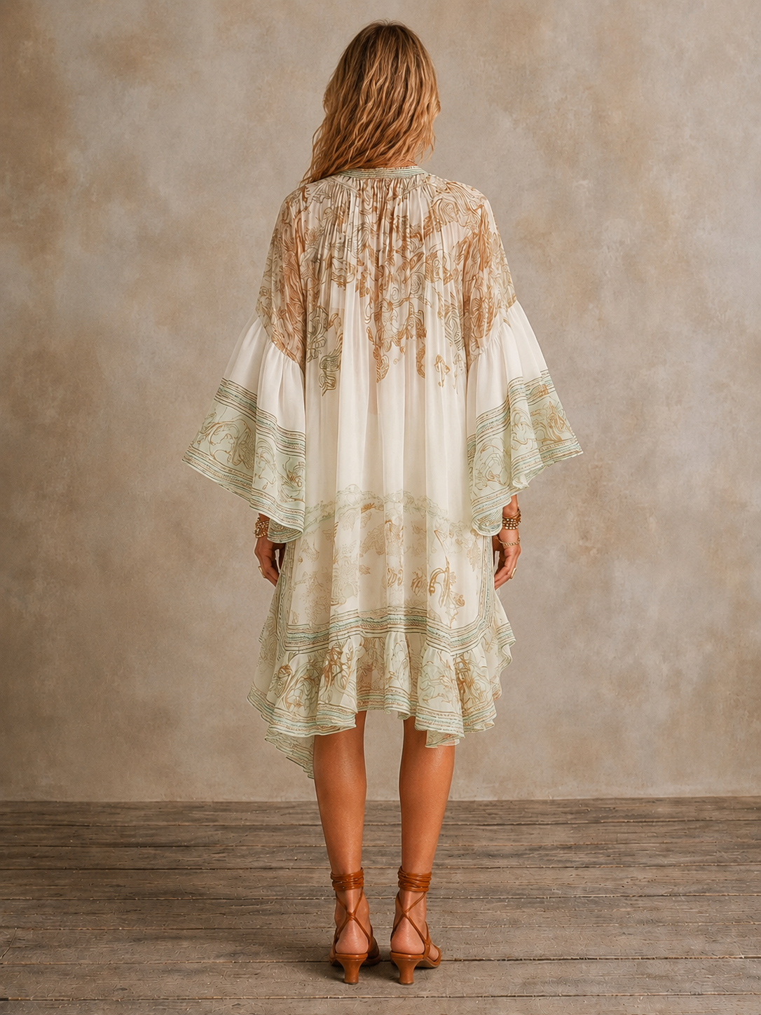 The Tove Ruffle Hem Dress