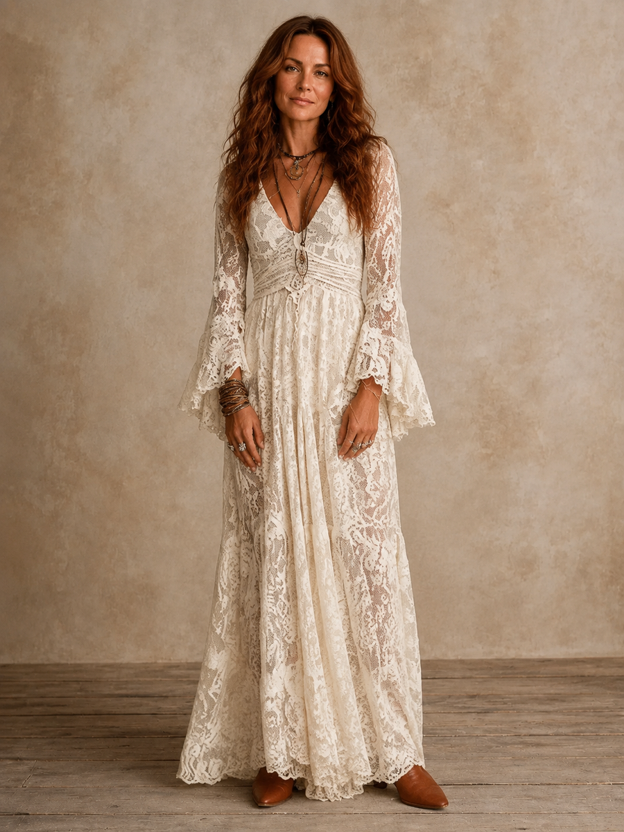 The Wenna Lace Maxi Dress