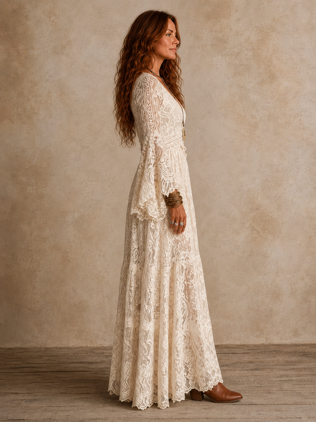 The Wenna Lace Maxi Dress