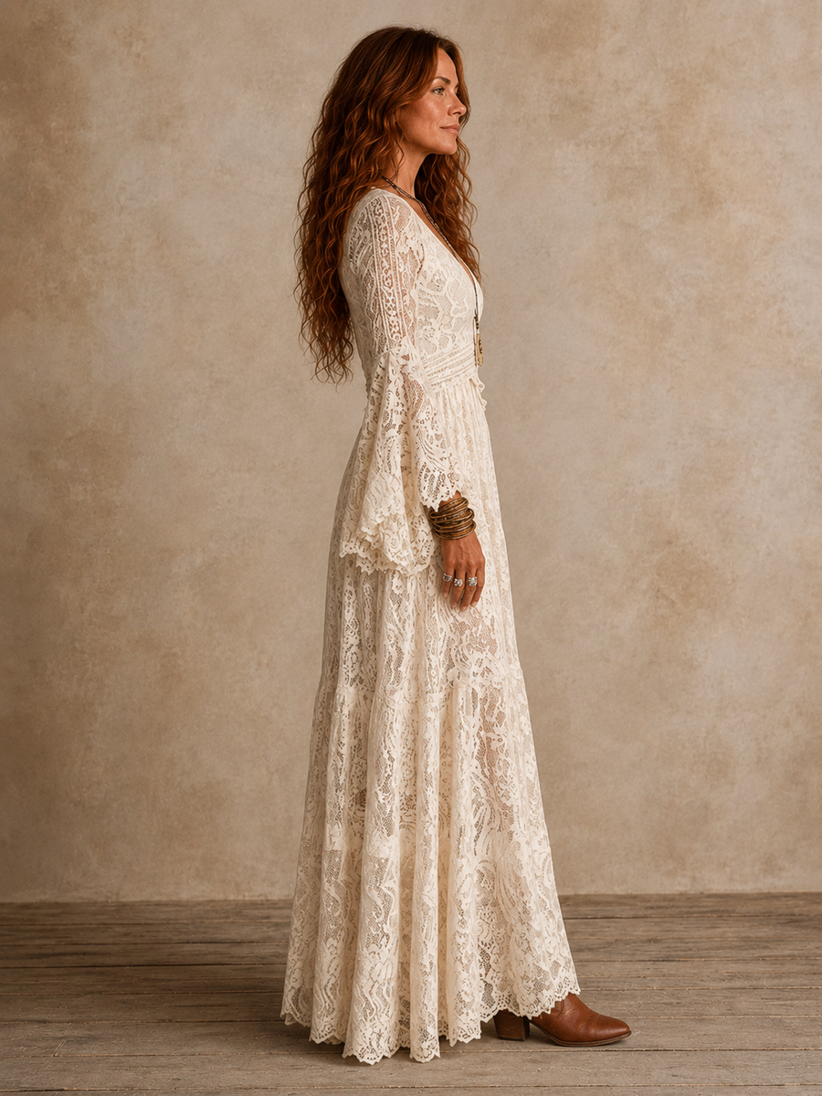 The Wenna Lace Maxi Dress