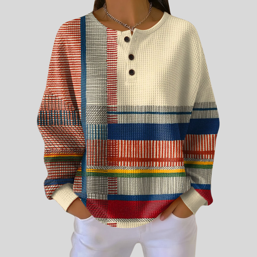The Winnie Plaid Henley