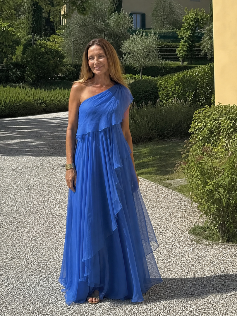 The Vivian Ruffle Maxi Dress