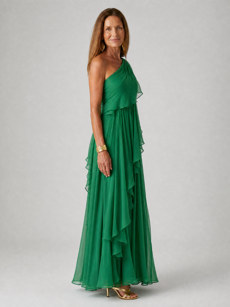 The Vivian Ruffle Maxi Dress