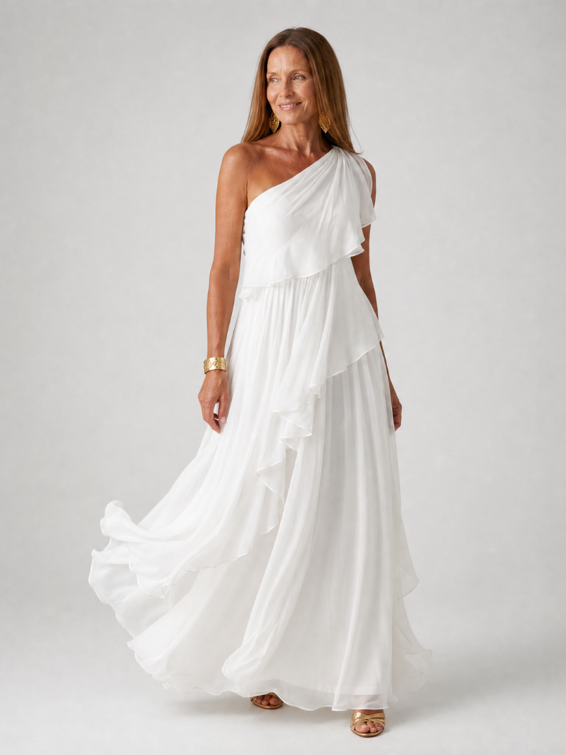 The Vivian Ruffle Maxi Dress