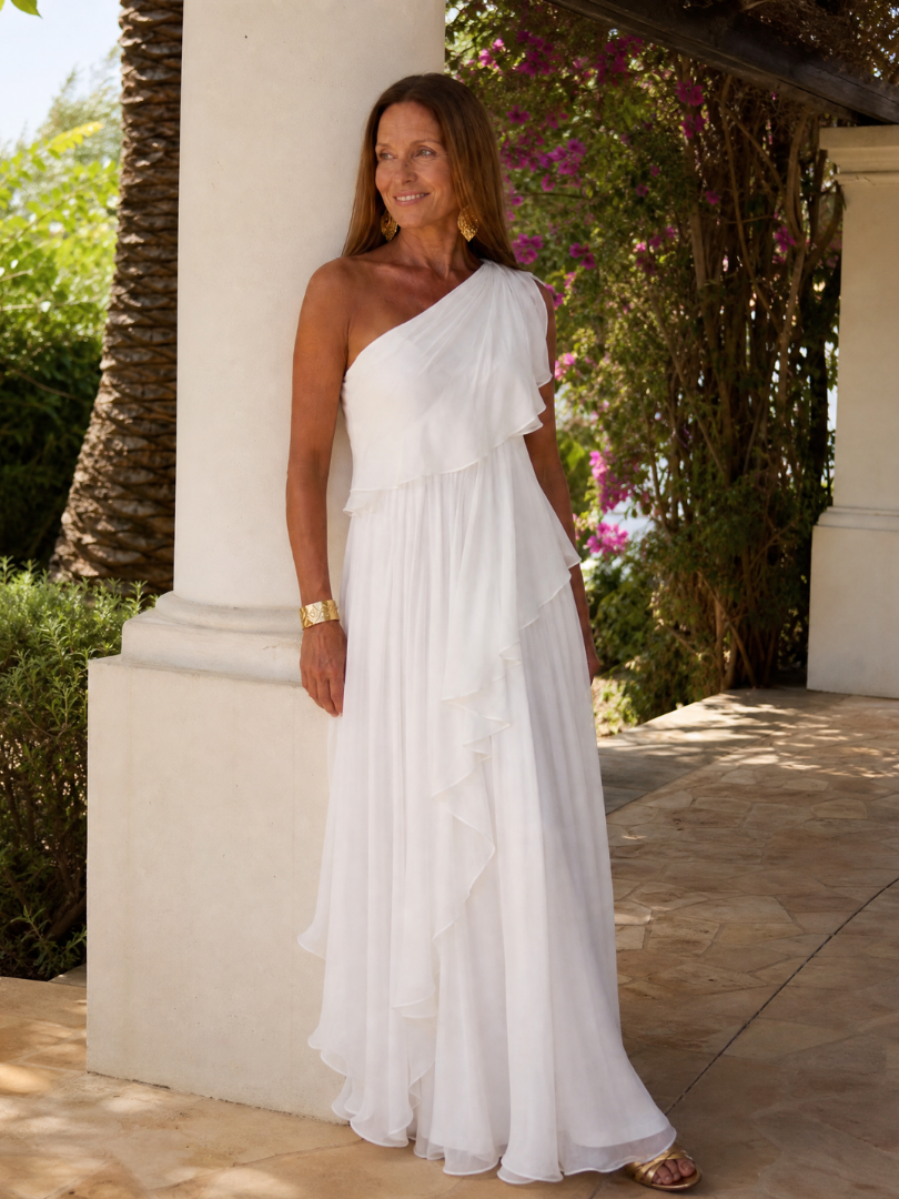 The Vivian Ruffle Maxi Dress